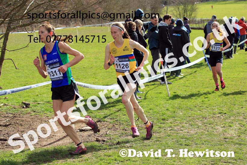 Senior Womens 2022 CAU Inter Counties Cross Country, Prestwold Hall, Loughborough.  Photo: David T. Hewitson/Sports for All Pics